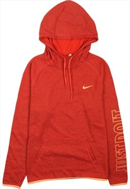 Nike 90's Swoosh Pullover Hoodie Large Red