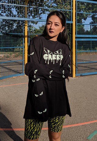 CREEP T-SHIRT GLOW IN THE DARK LONG SLEEVE