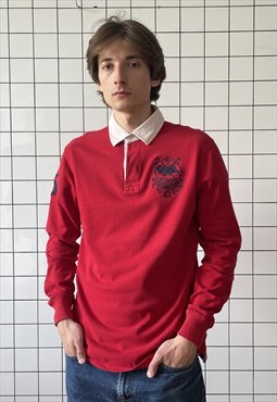 Vintage POLO RALPH LAUREN Rugby Shirt Long Sleeve Pullover