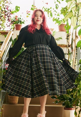 "ELSIE" TARTAN SKIRT