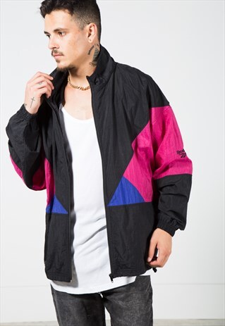 VINTAGE 80S REEBOK SHELL SPORT JACKET / S1358