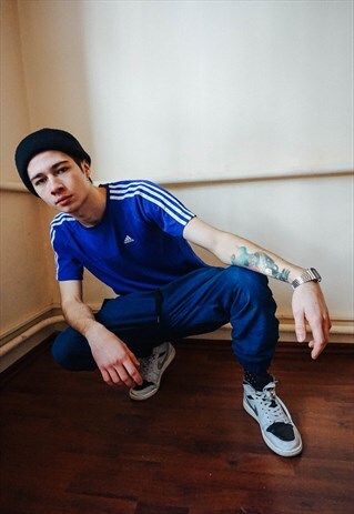 VINTAGE PURPLE TEE WITH LOGO