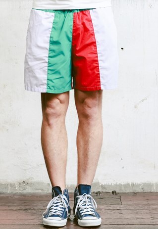VINTAGE 90S COLORBLOCK SHORTS