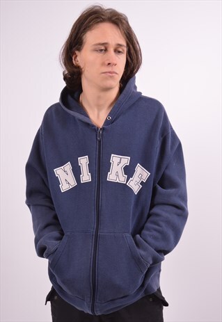 VINTAGE NIKE HOODIE SWEATER BLUE
