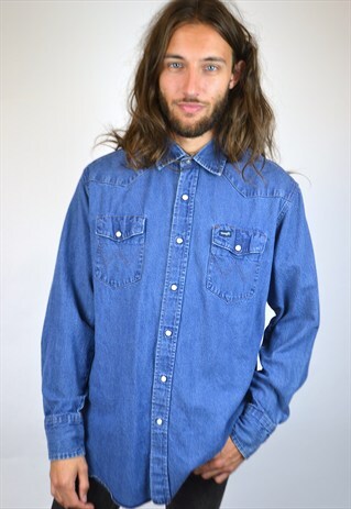 VINTAGE 90'S WRANGLER DENIM SHIRT