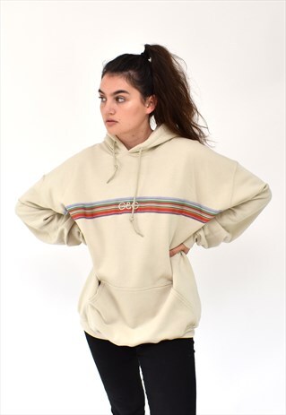 G&G UNISEX VINTAGE RIBBON SAND HOODIE