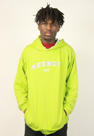 VINTAGE GREEN REEBOK HOODIE