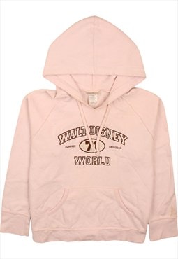 Vintage 90's Disney Hoodie Walt Disney World Pullover Pink