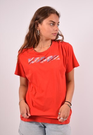 VINTAGE KAPPA T-SHIRT TOP RED
