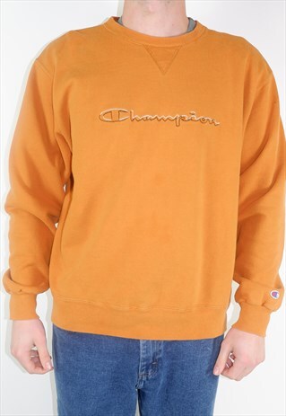VINTAGE CHAMPION SPELL OUT SWEATSHIRT
