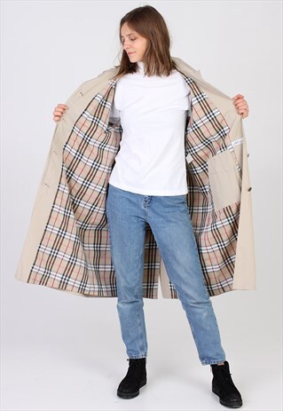 90'S VINTAGE OVERSIZED TRECH COAT