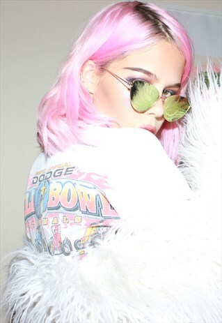 MIRROR LENS 'HOLLYWOOD' AVIATOR SUNGLASSES