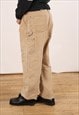 VINTAGE CARHARTT DOUBLE KNEE CARPENTER PANTS MEN'S BEIGE