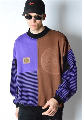 VINTAGE 80S COLOUR BLOCK SWEATSHIRT