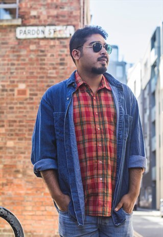 VINTAGE BLUE DENIM SHIRT