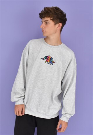 G&G UNISEX ASH ORIGINAL DINO SWEAT EM