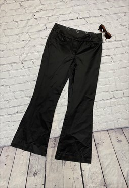Y2K Black Flared Trousers