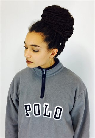 RALPH LAUREN EMBROIDERED POLO FLEECE