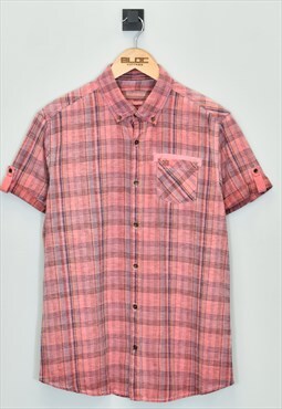 Vintage Napapijri Shirt Red Medium