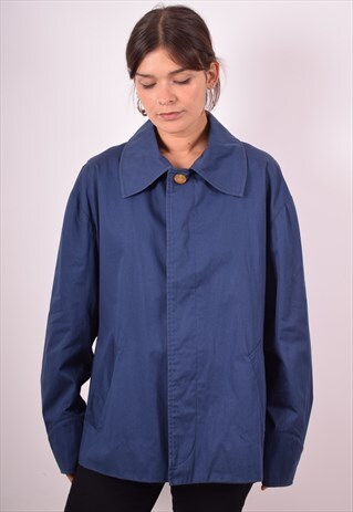 VIVIENNE WESTWOOD WOMENS VINTAGE JACKET MEDIUM BLUE 90S