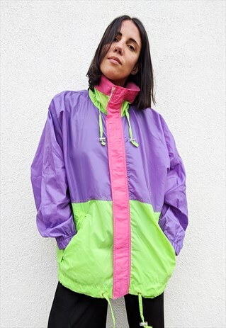 VINTAGE PUMA WINDBREAKER FESTIVAL JACKET