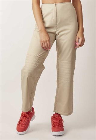 RARE VINTAGE HIGH TECH BEIGE MAX MARA TROUSERS