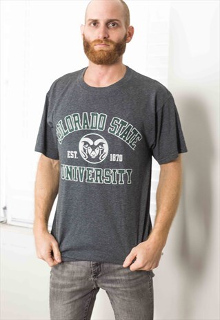 VINTAGE CHAMPION T-SHIRT LOGO 90S M 7.1