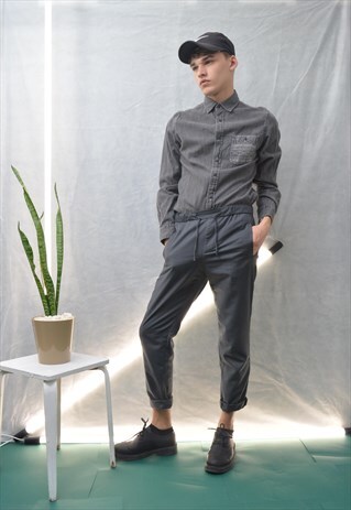 MAN WINTAGE SHIRT.