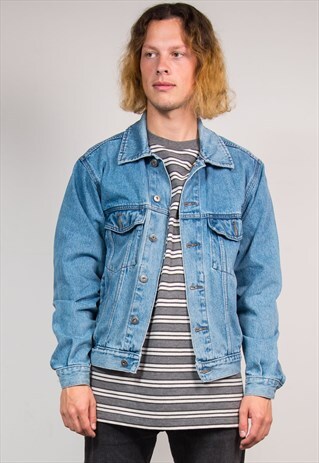 90'S VINTAGE WRANGLER BLUE DENIM JACKET