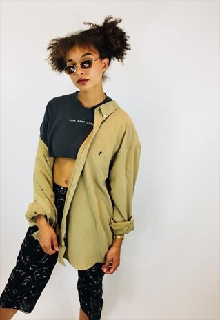 BLACK FCUK LOGO T SHIRT