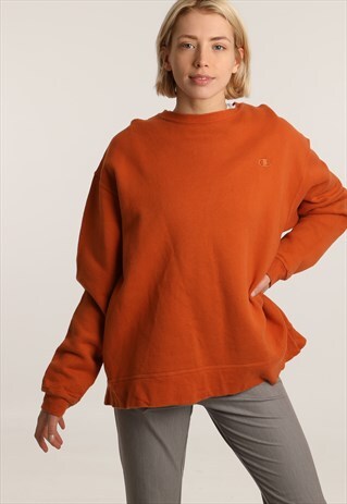 90S CHAMPION EMBROIDERED LOGO SWEATSHIRT