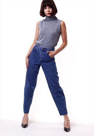 90S VINTAGE VALENTINO DENIM HIGH WAISTED MOMS JEANS 1564