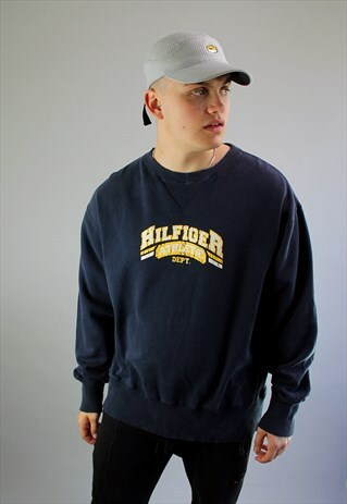 VINTAGE TOMMY HILFIGER NAVY SWEATSHIRT