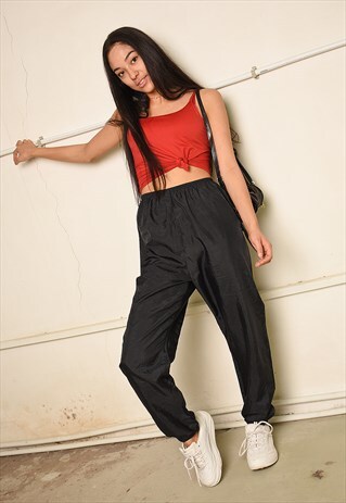 VINTAGE 90S ATHLEISURE SPORTS TRACKSUIT TROUSERS JOGGERS