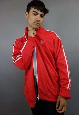 RED FRED PERRY TRACK JACKET