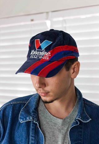 VINTAGE VALVOLINE RACING CAP LOGO 90S ONE SIZE 3.4