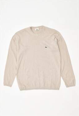 Vintage 00' Y2K Lacoste Jumper Sweater Beige