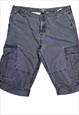 Men's Carhartt Cargo Shorts in Grey Size W38