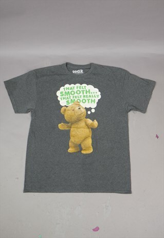 Vintage Ted 2 Graphic T-Shirt in Grey
