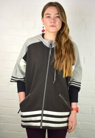 VINTAGE 90'S ADIDAS SHORT-SLEEVED HOODIE