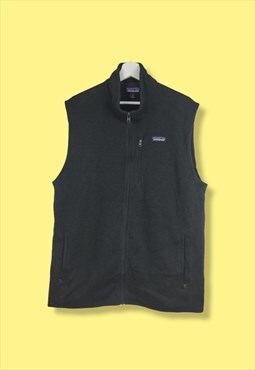 Vintage Patagonia Fleece Vest in Black XL