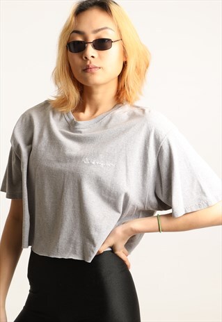 VINTAGE CHAMPION EMBROIDERED SPELLOUT T-SHIRT