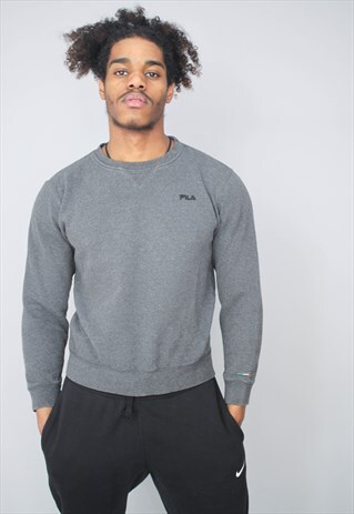 VINTAGE FILA GREY SWEATSHIRT