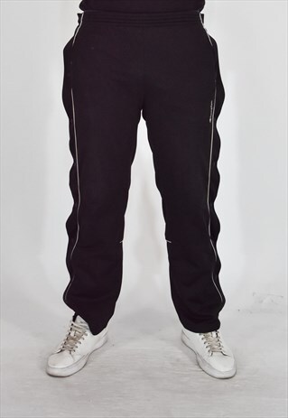 mens black sports trousers