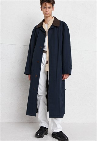 VINTAGE NAVY GANT RUGGER LONG COAT
