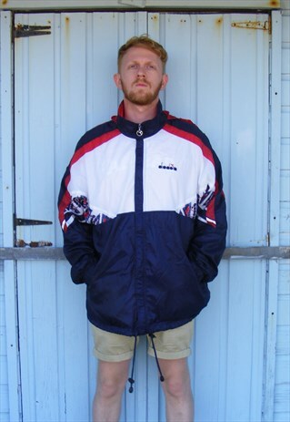 VINTAGE DIADORA WINDBREAKER JACKET
