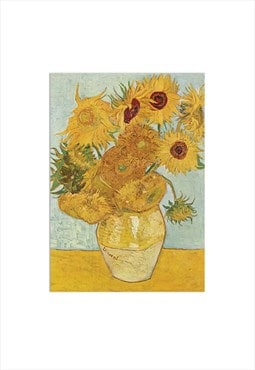 Impressionist Art Print Poster Wall Art Van Gogh Flowers