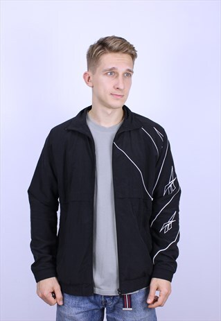 VINTAGE REEBOK BIG LOGO TRACK TOP SUIT JACKET