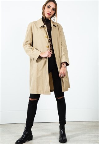 VINTAGE 80S ORIGINAL BURBERRY TRENCH / S2491