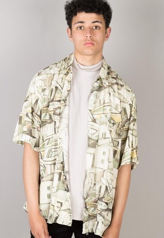 VINTAGE PATTERN SHIRT PTS010